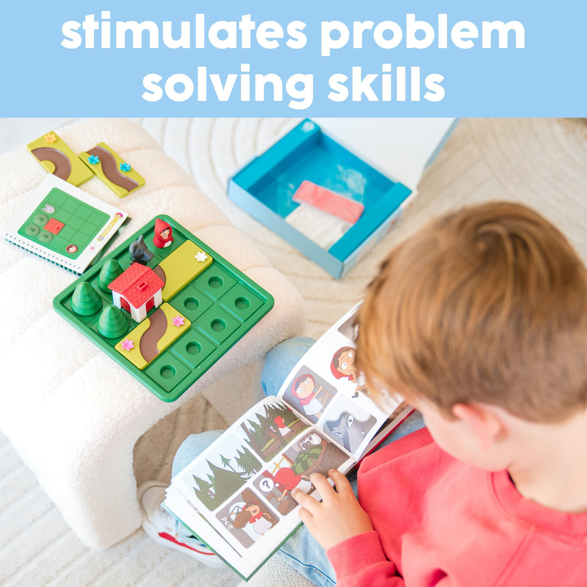 SmartGames Little Red Riding Hood concentration-planning promotes kid-friendly focus during play