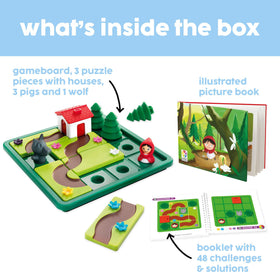 SmartGames Little Red Riding Hood wolf-encounter highlights decision making during play