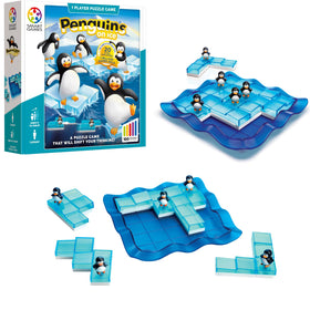 SmartGames Penguins on Ice travel-friendly design fits in bags.