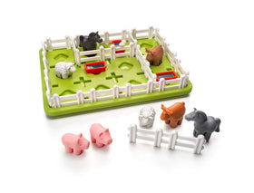 SmartGames Smart Farmer challenge booklet supports independent learning with progressive puzzles.