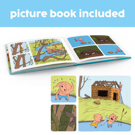 SmartGames Three Little Piggies storybook illustration to engage young readers