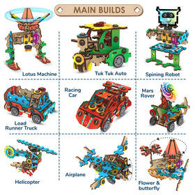 Smartivity 20in1 Spin-n-Go instruction manual guides builds.