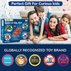 Smartivity 20in1 Spin-n-Go group play boosts collaboration.