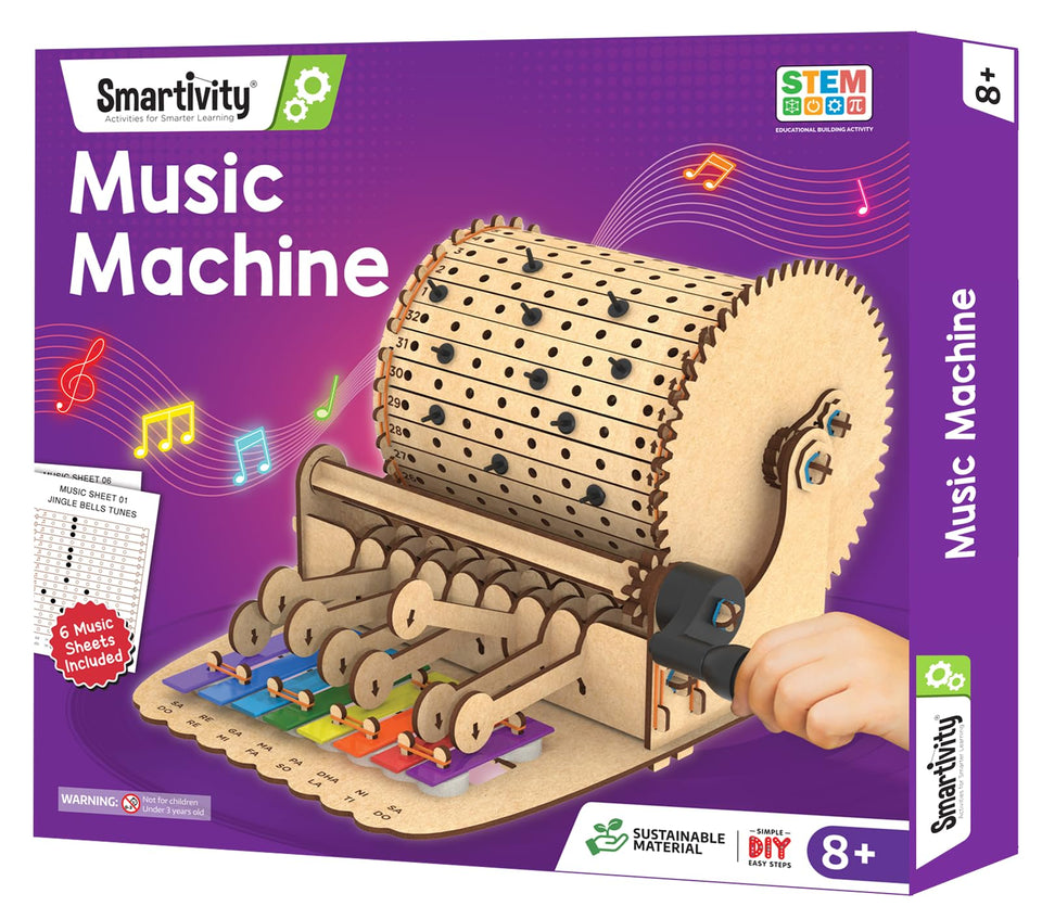 Smartivity Music Machine front view for hands-on learning and play
