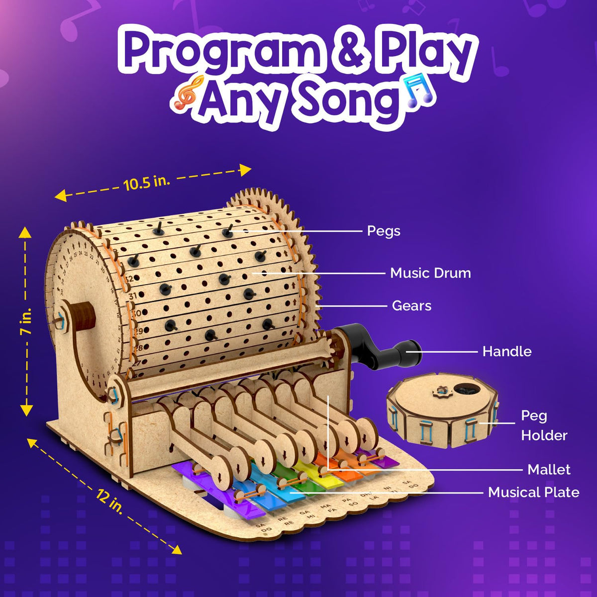 Smartivity DIY Music Machine instruction manual aids guided building