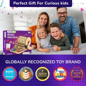 Smartivity Music Machine playtime showcasing unplugged STEM activity