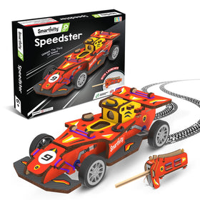 Smartivity DIY Speed Car assembly in action for kids