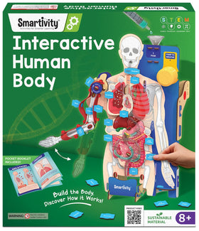 Smartivity interactive body model with inflatable lungs for tactile science exploration.