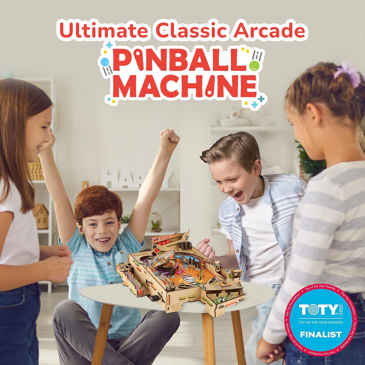 Smartivity Pinball Machine – arcade-style flippers and bumpers for hours of screen-free fun.