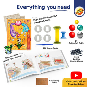 Smartivity Pinball Machine – instruction manual guiding kids through confident, independent assembly.