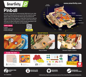 Smartivity Pinball Machine – kid-built experience promotes curiosity and practical learning.