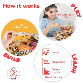Smartivity Pinball Machine – replacement parts included package for ongoing play.