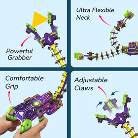 Smartivity robotic arm kit lift object use case for classroom or home.
