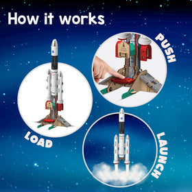 Smartivity Rocket Launcher Kit launcher component, designed for smooth launches and DIY assembly
