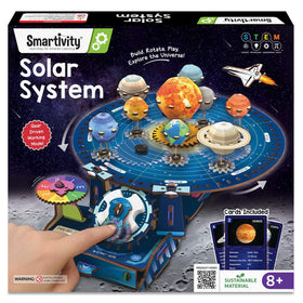 Smartivity Solar System Kit assembly with rotating planets for hands-on learning