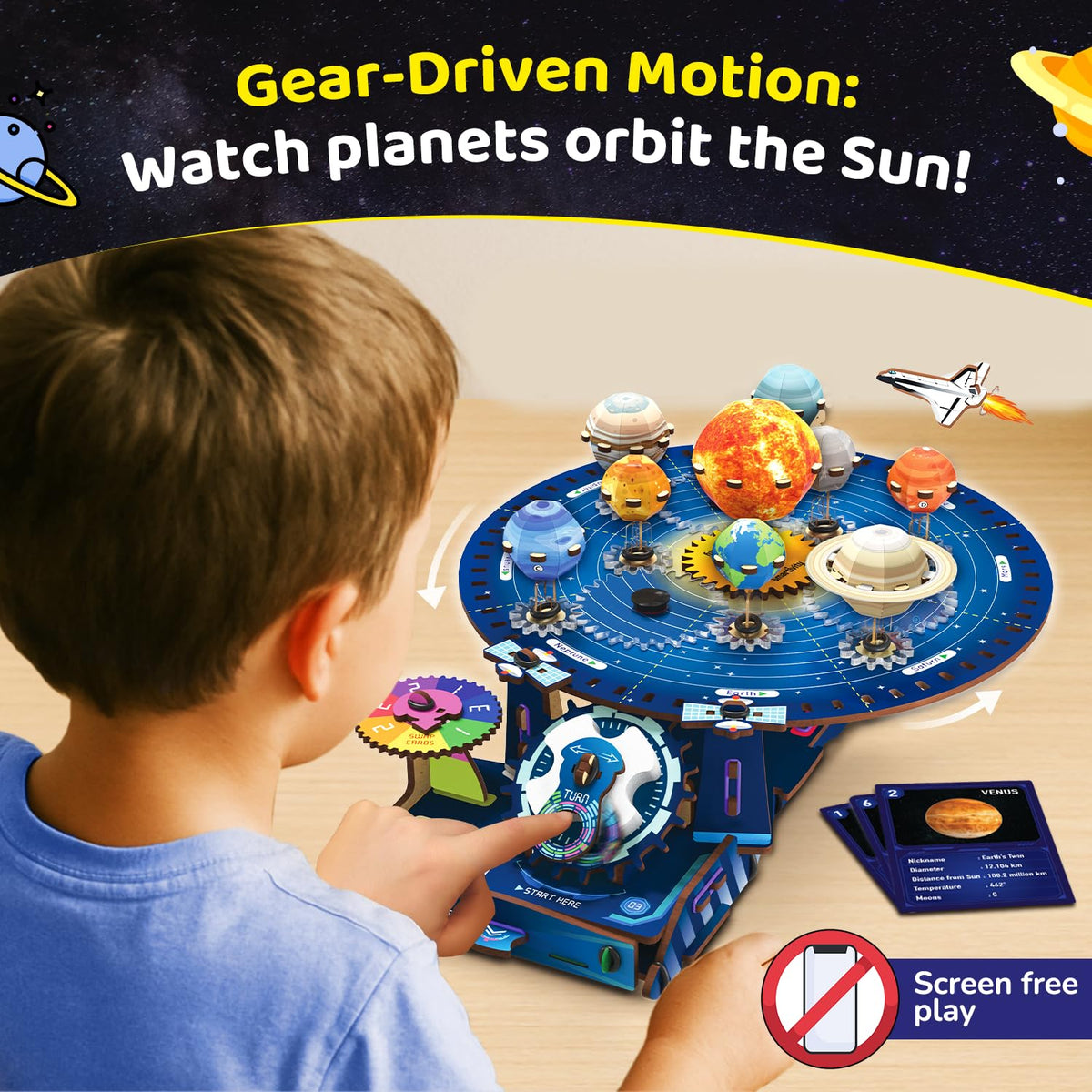 Smartivity Solar System Kit planets model highlights orbits and space concepts through play