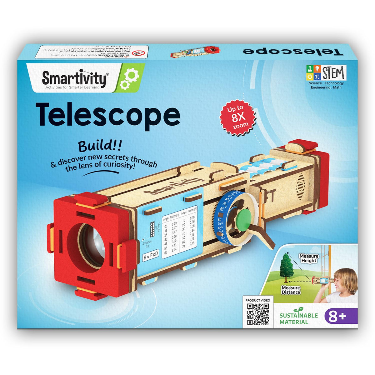 Smartivity telescope assembly kit builds hands-on STEM skills