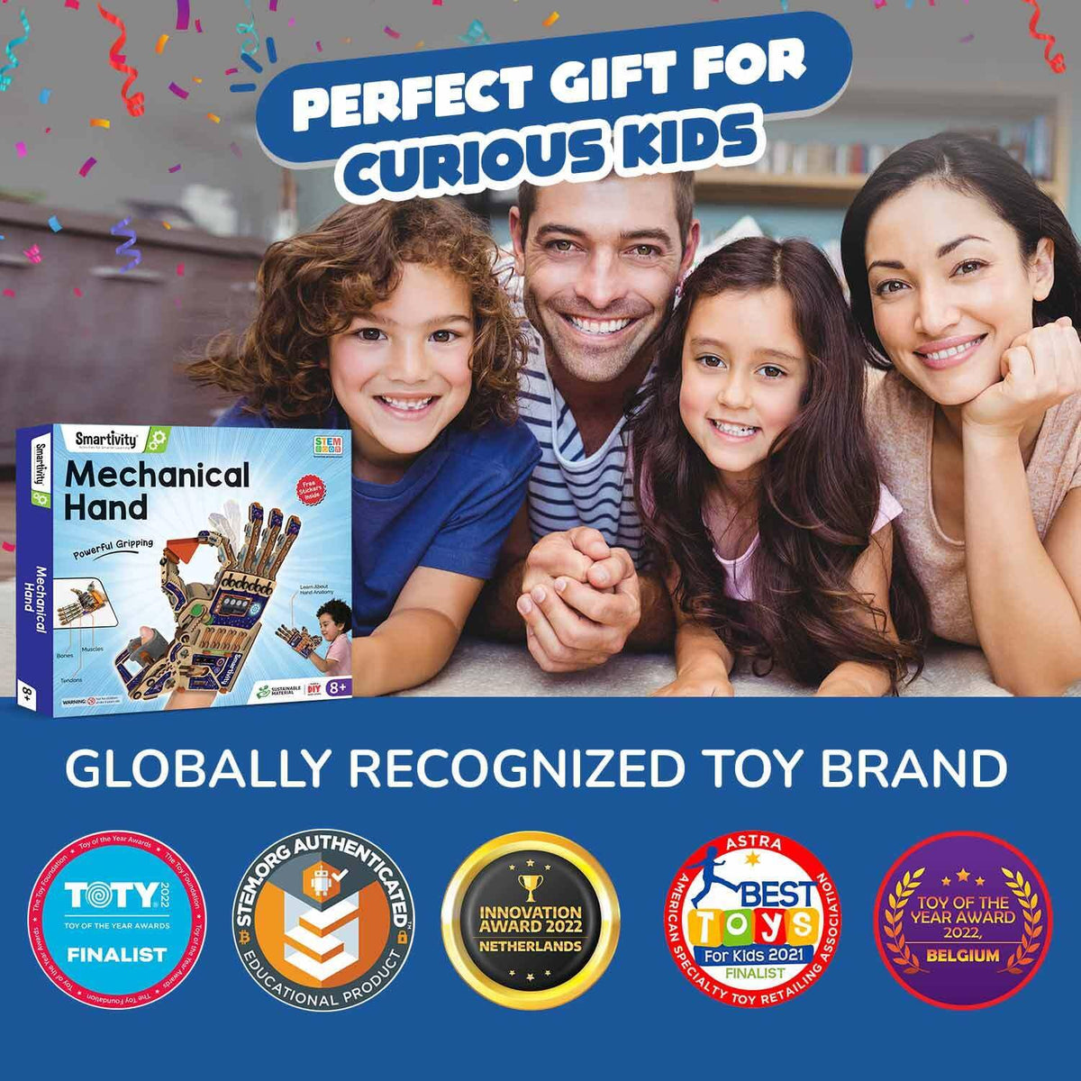 Smartivity worldwide family use underscores broad appeal and shared learning joy.