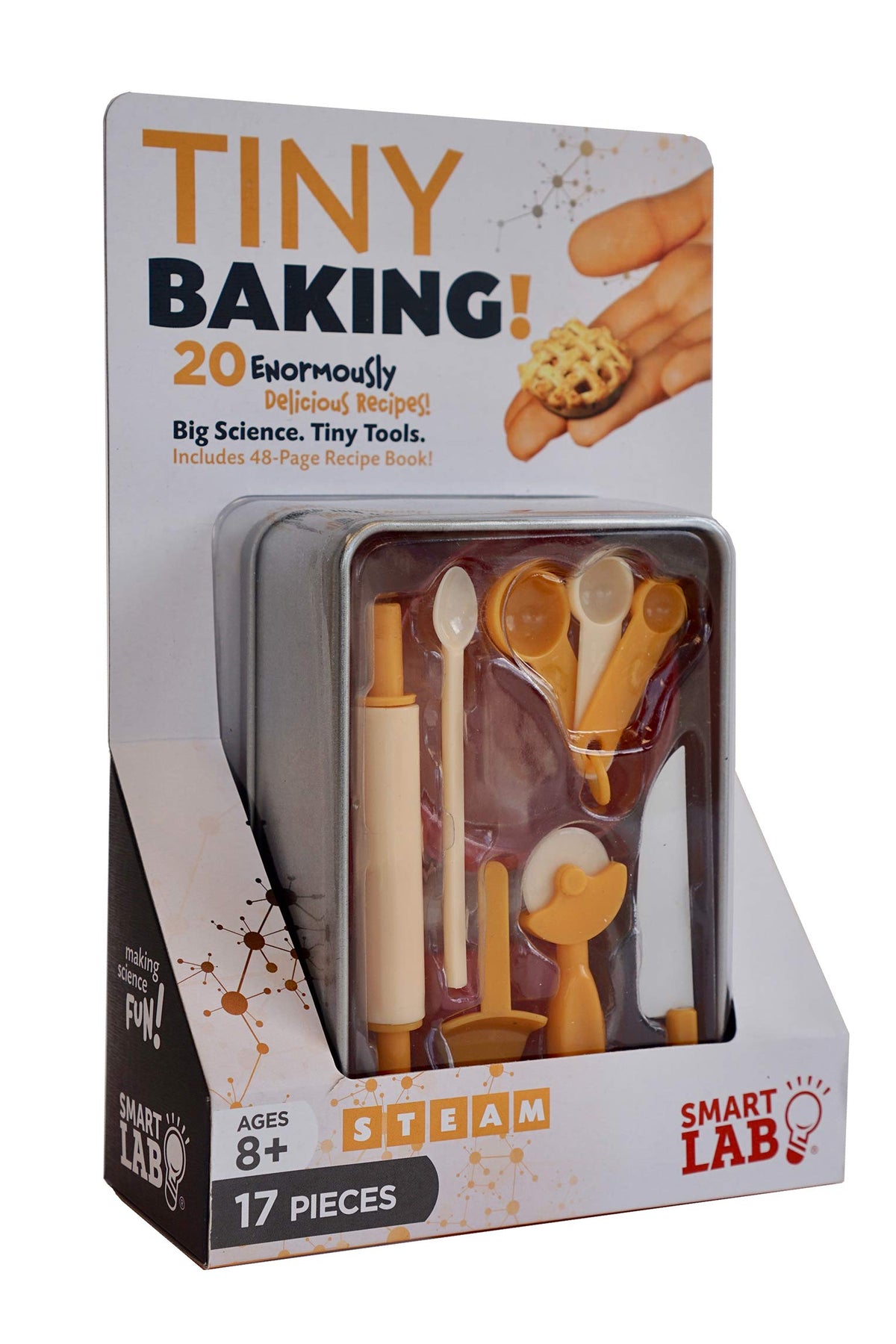 SMARTLAB Tiny Baking Set compact kit with teeny tools for on the go baking fun