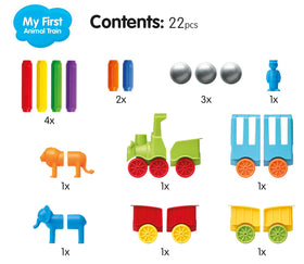 SmartMax My First Animal Train durable materials ensure lasting setup.