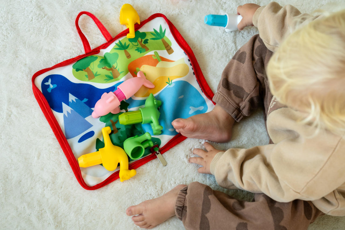 Soft-touch pieces are kid-friendly for little hands during building.