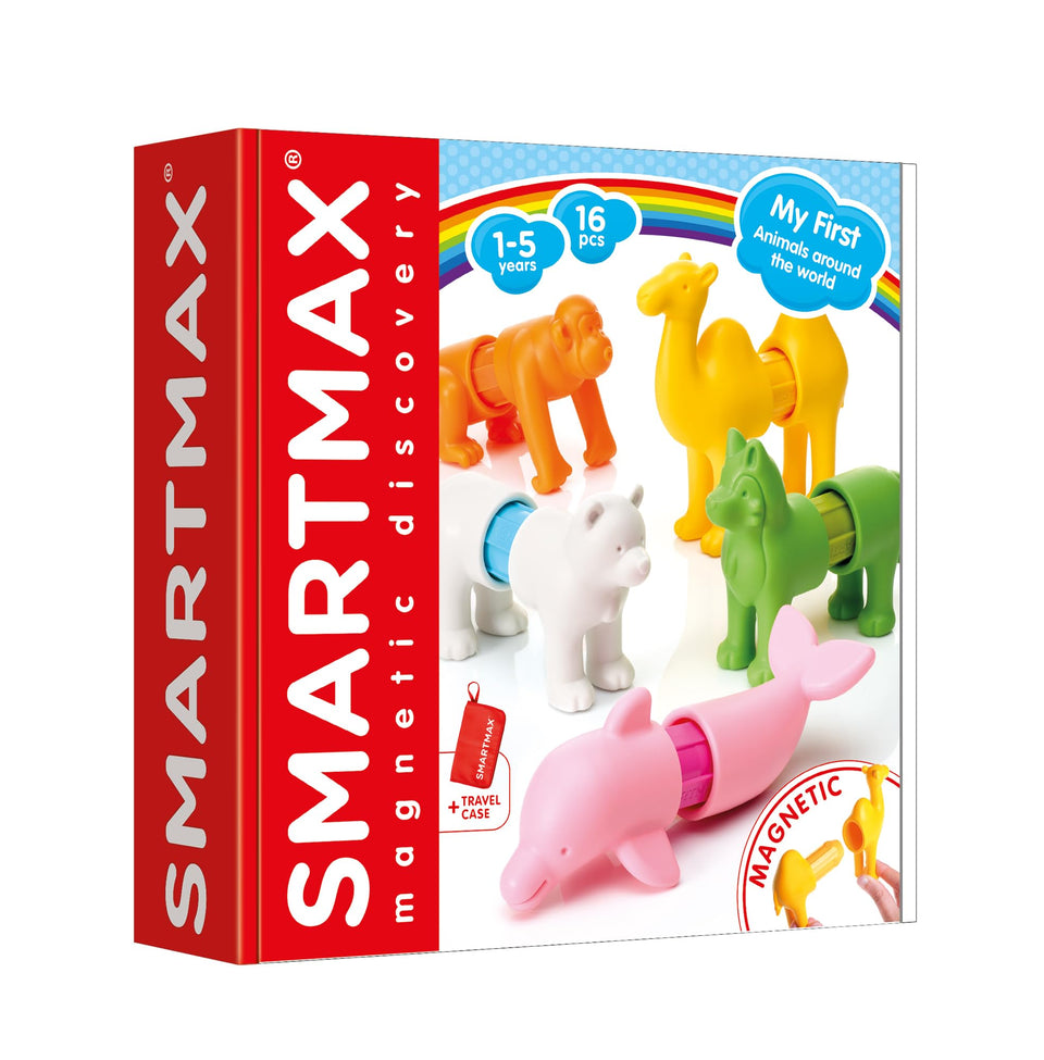 SmartMax My First Animals world map playmat teaches habitats through exploration.