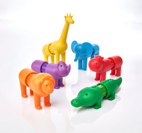 SmartMax My First Safari Animals elephant setup fosters creative construction.