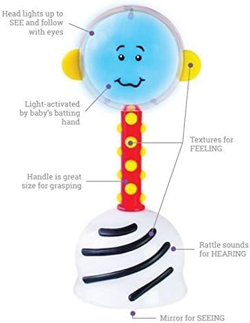 SmartNoggin NogginStik color-changing lights attract attention during play