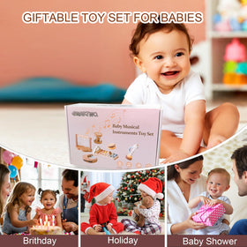 Smartwo baby montessori mini band setup invites collaborative music play