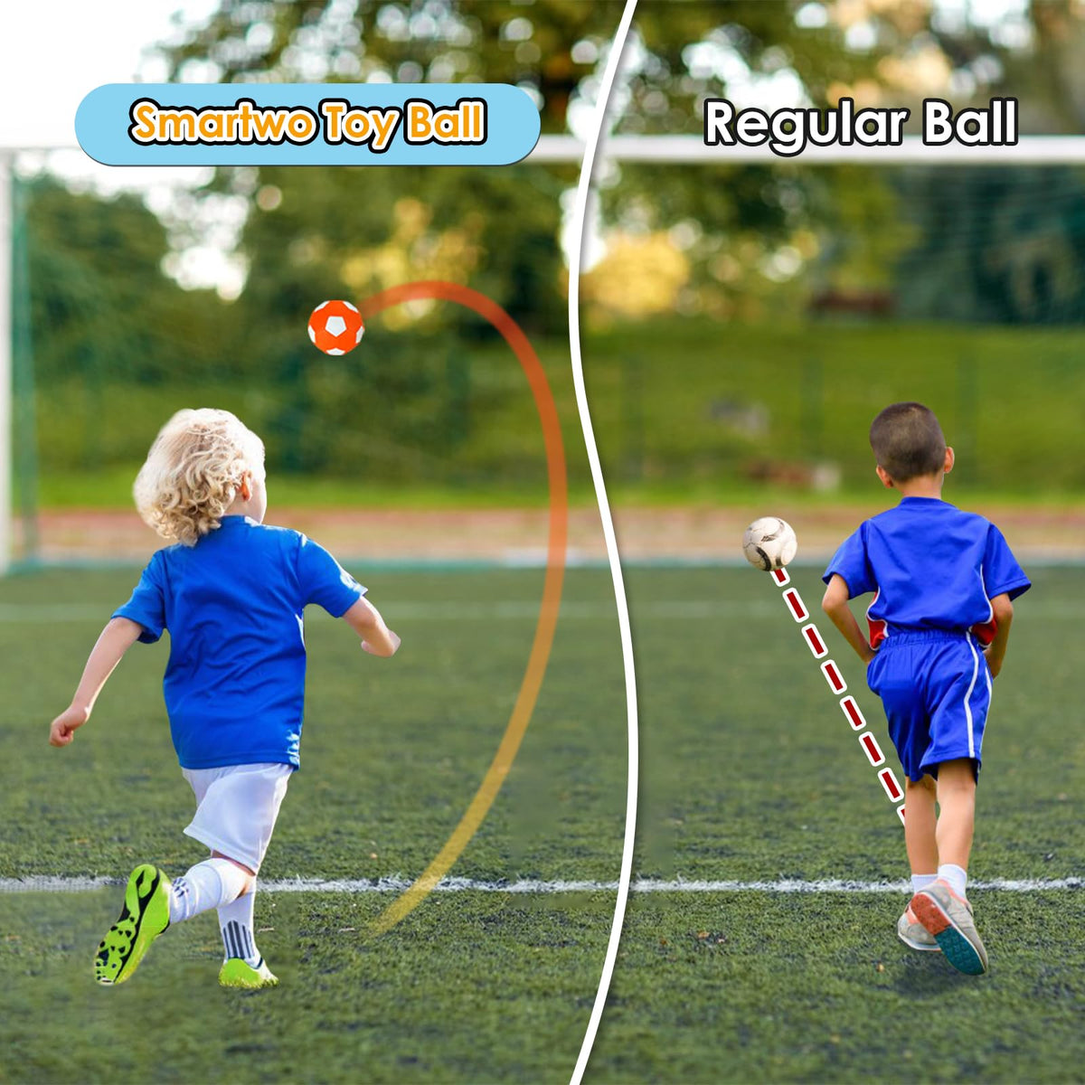 Smartwo Curve Size 4 ball includes pump for quick inflation