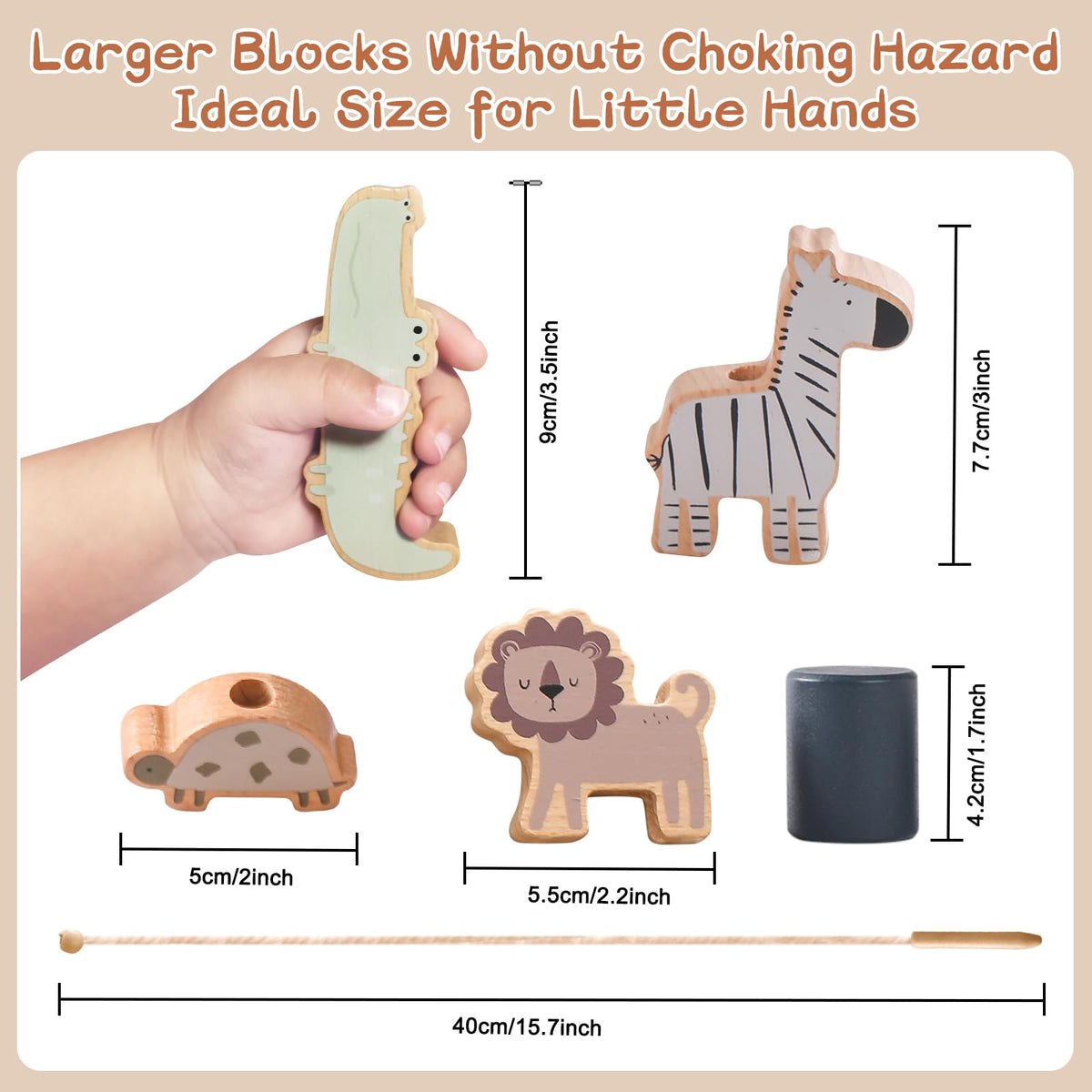 Smartwo cute animal figures foster color recognition and creative storytelling in preschool activities.