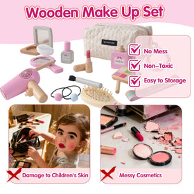Smartwo makeup toy set mirror enhances reflective play and storytelling among kids