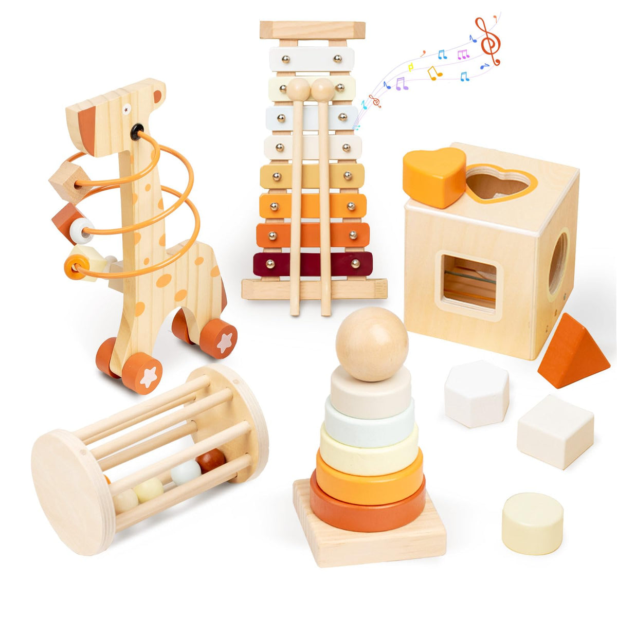 Smartwo wooden bead maze helps babies build hand-eye coordination with colorful beads