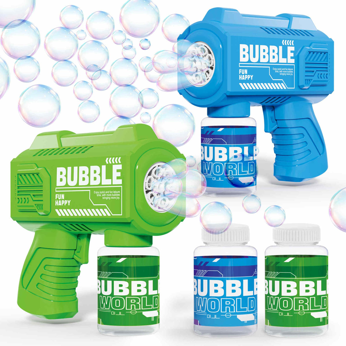 SmartYeen green bubble gun brightens park gatherings