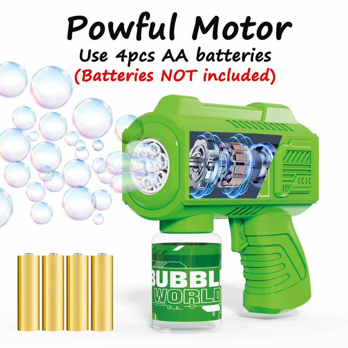 SmartYeen orange bubble gun ideal for sunny backyard fun