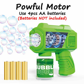 SmartYeen orange bubble gun ideal for sunny backyard fun