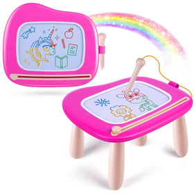 Smasiagon Rose magnetic drawing board front view for mess-free doodling