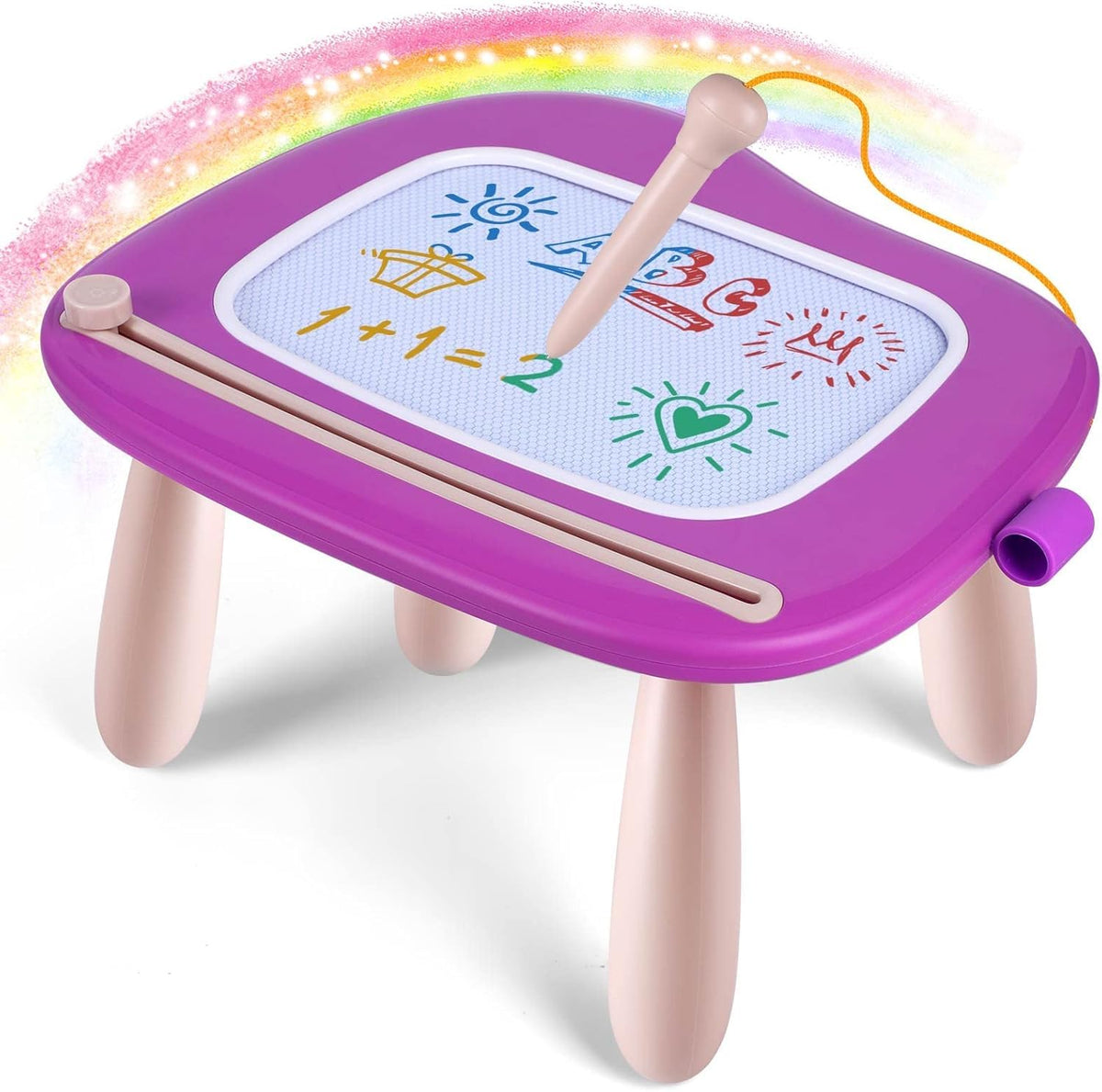 Smasiagon toddler drawing board with four colors promotes creativity.