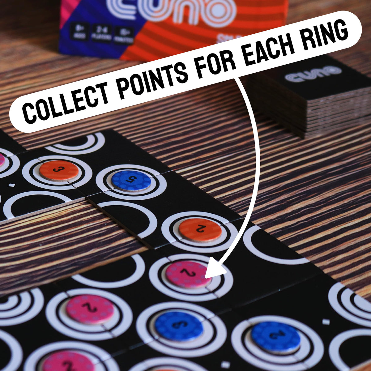 Smidgen Games CUNO compact box for easy storage and travel.