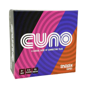 Smidgen Games CUNO tiles and rings ready for fast, strategic play.