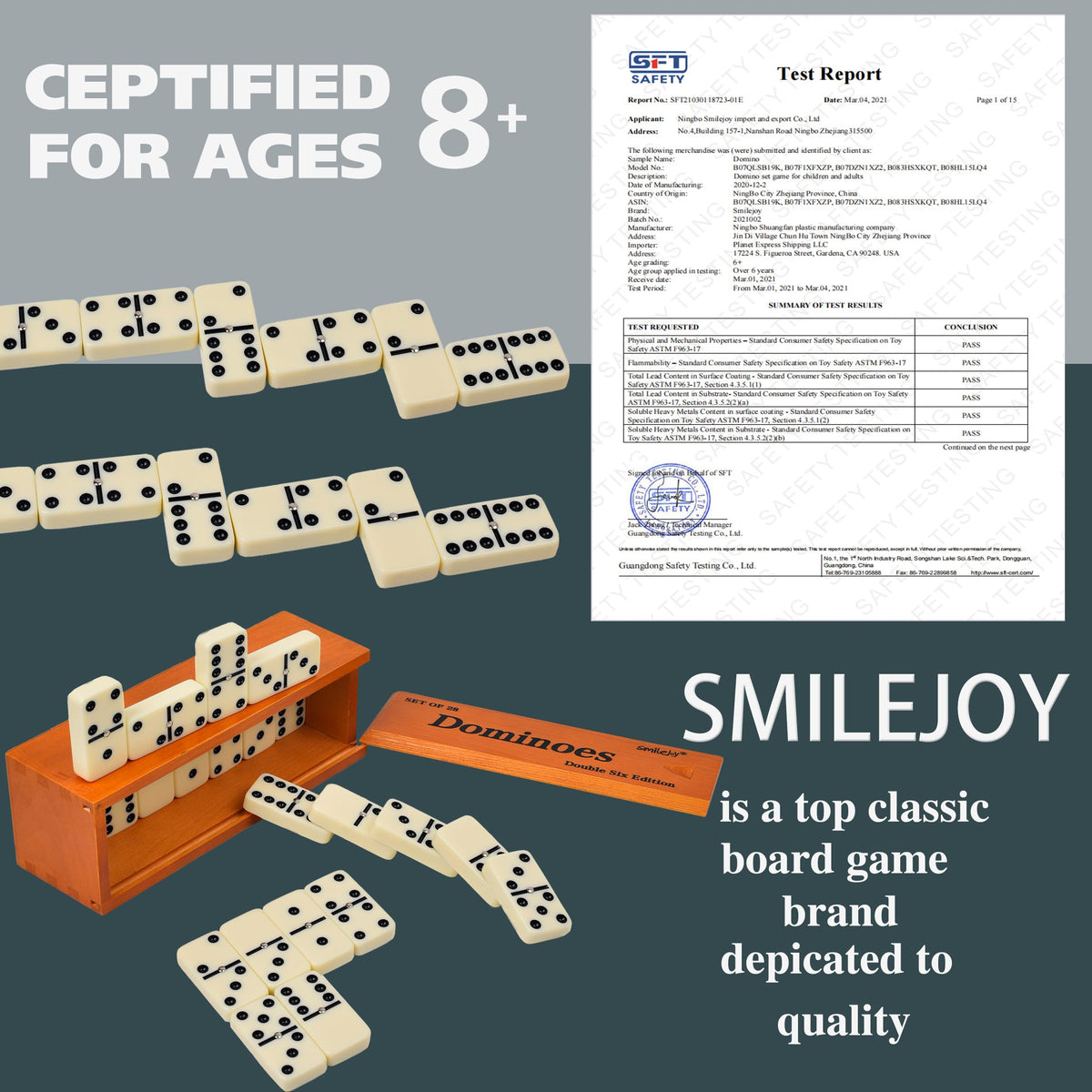 Smilejoy tiles shuffled, ready for the draw pile and play.