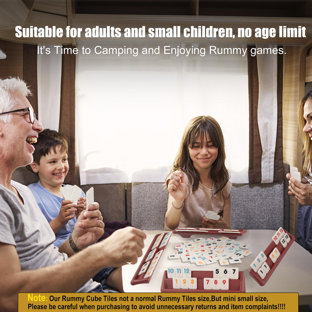 Smilejoy Mini Rummy Cube instructional guide helps new players.