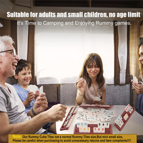 Smilejoy Mini Rummy Cube instructional guide helps new players.