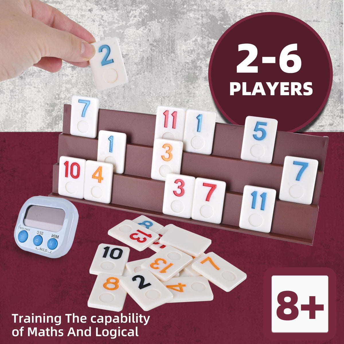 Smilejoy Rummy Cube colorful tiles invite quick, vibrant challenges