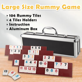 Smilejoy Rummy Cube durable tiles with vivid numbers for easy reading