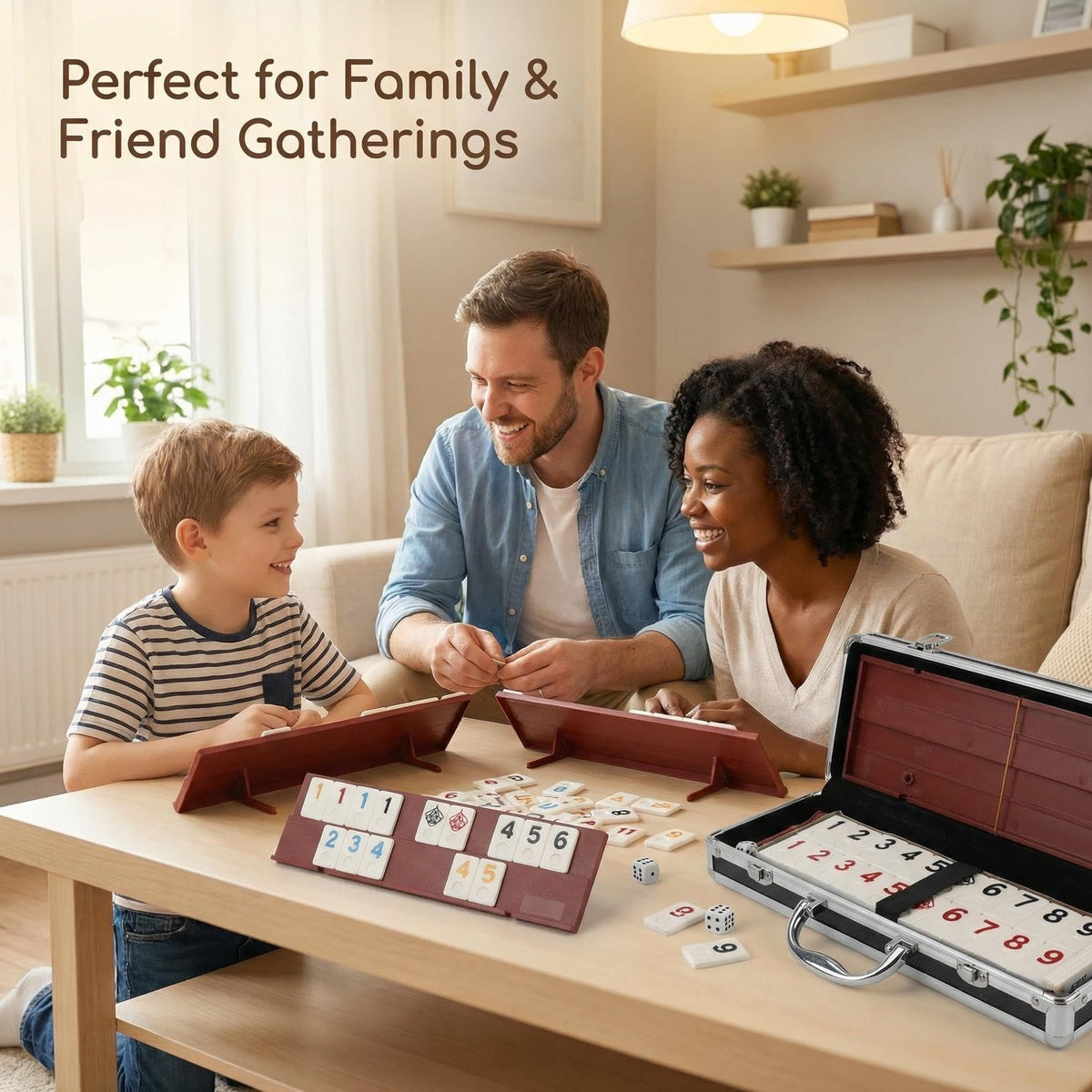 Smilejoy Rummy Cube family game night for kids and adults alike