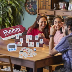 Smilejoy Rummy Cube travel-setup ready for quick play anywhere