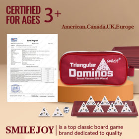 Smilejoy travel canvas bag keeps tiles organized during travel.