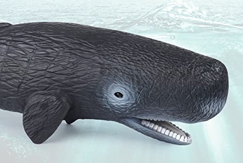 SmilerSmile Sperm Whale 15-inch bath time play, safe material for water-friendly fun.