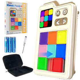 SMILESSKIDDO Super Slide nine-squares front view for portable brain teaser